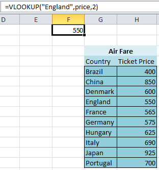 VLOOKUP